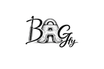Black and white logo with 'BAGify' text and a bag icon on a white background