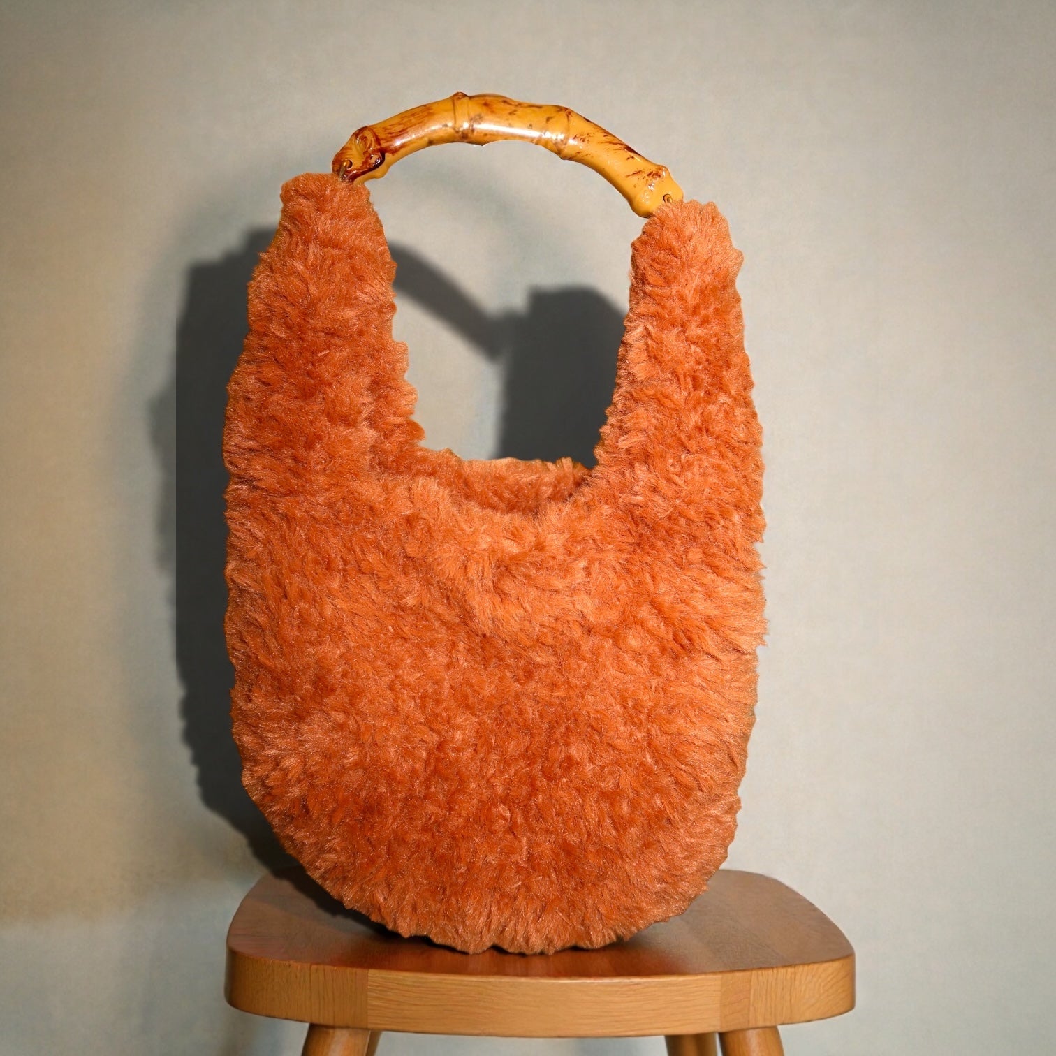 Bamboo Muse – Fur & Crochet Bag Made in Italy - Bagfy