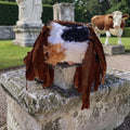 Cow Muse — Fringed Crochet & Faux Fur Bag Made in Italy - BAGfy